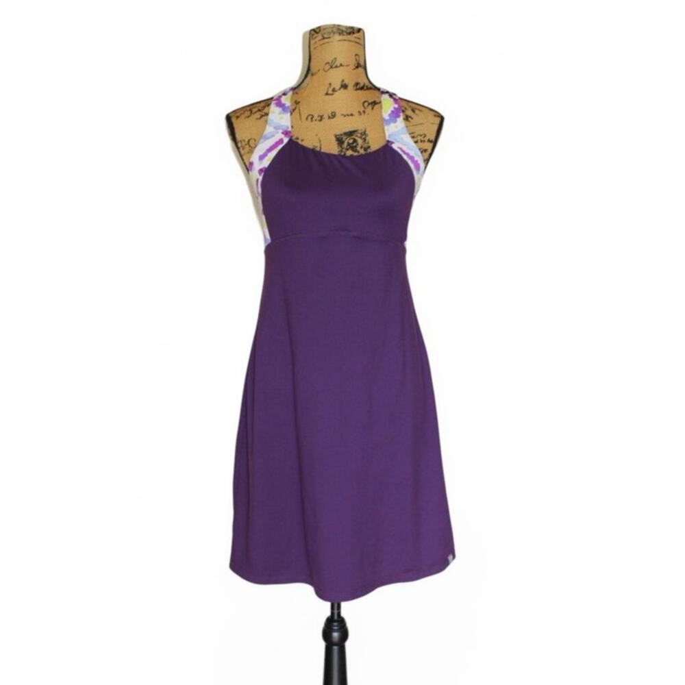 Title Nine Dream Purple Sleeveless Knee Length Activewear Dress Women's M